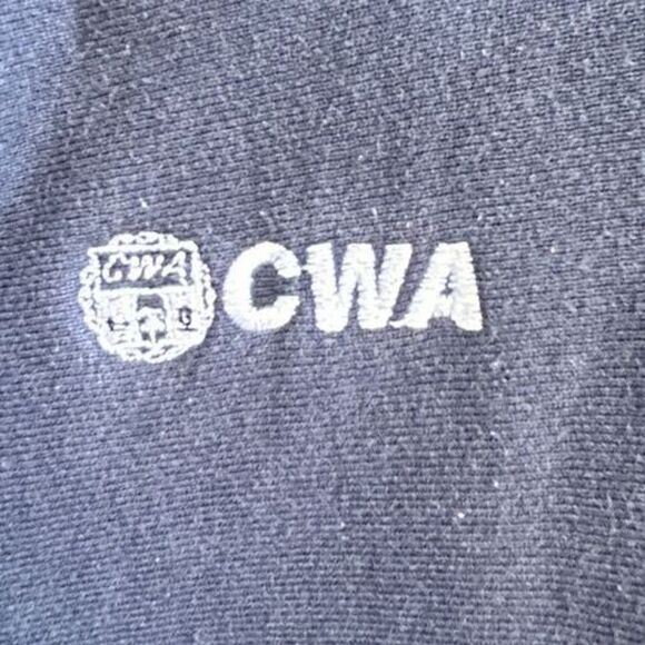 VTG BellSouth CWA Hoodie The Cotton Exchange USA Made XL 90s Telecom Heavyweight - Picture 6 of 8